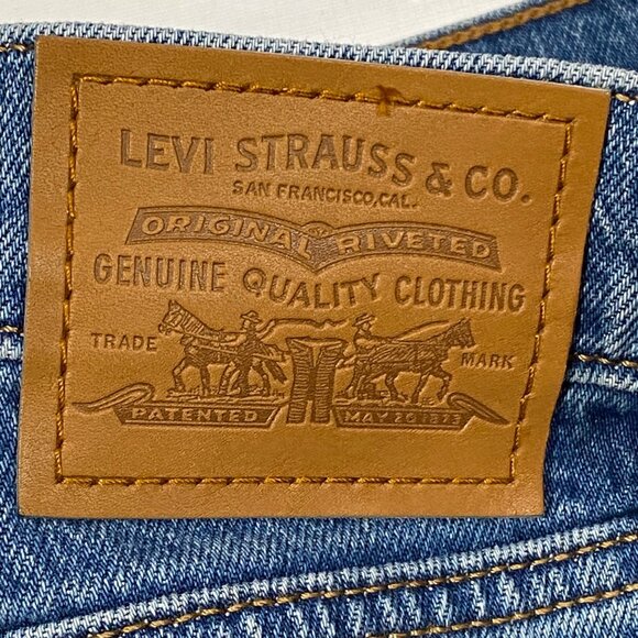 Levis Wedgie Bootcut Jeans Size 32 button fly high rise western cowgirl - Picture 8 of 13
